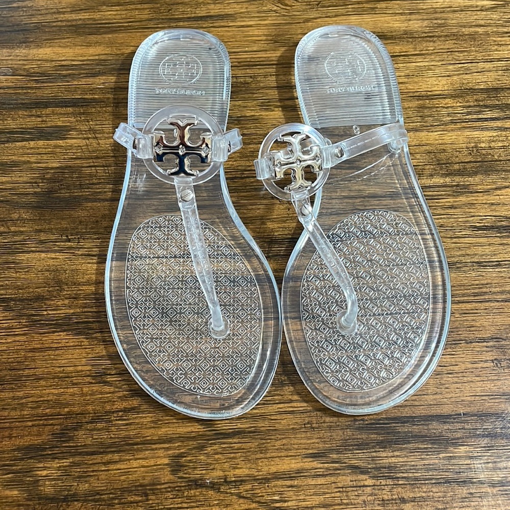 Tory Burch size 8 jelly sandals